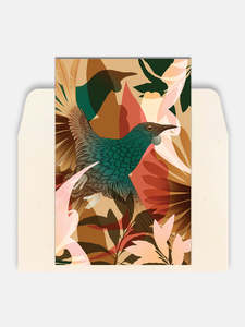 Flox Greeting Card - Tui Whenua