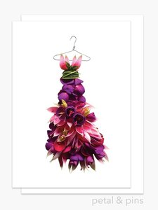 Fuchsia Gala Greeting Card