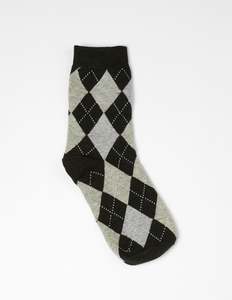Socks - Grey Argyle