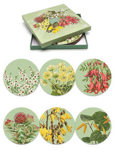 100% NZ Placemats Set of 6 - Native Botanicals