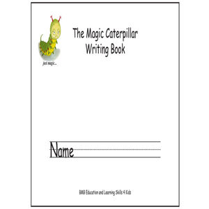 Products: The Magic Caterpillar Writing Book A5 – CleverKiwi