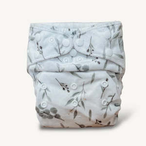 Night Nappies: Mighty Minky Night Nappy - Gum Bum