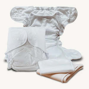 OSFM Bamboo Fitted Nappy + Duo Strength Inserts