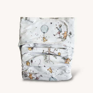 Prefold Flat Nappies: OSFM Preflat (new design) - Pooh #4