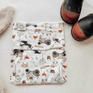 Prefold Flat Nappies: Pre-flat OSFM - Country Bum-Kin