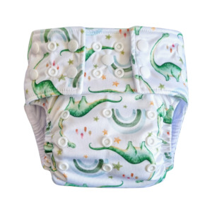 CWF/Minimi - Best Fit Premium Nappy - Rainbowsaurus