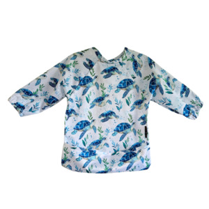 Luxe Sleeved Bibs - Turtle Tidewater