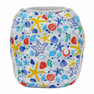 Birthday Sale Collection: Swim Nappy - Shellfish Treasures