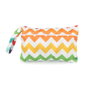 Petite Wet Bags: Wet Bags - Rainbow Chevron