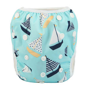 All: Swim Nappy - Sailboats