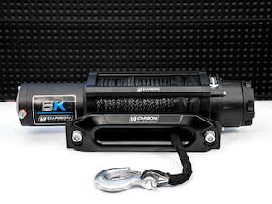 4wd Accessories: Carbon 6K Long Drum 6000lb Small 4X4 Winch/ATV