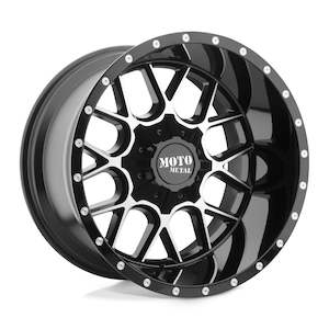 Lighting: MOTO METAL MO986 | SIEGE | GLOSS BLACK MILLED