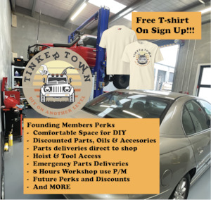 TINKER TOWN DIY WORKSHOP CLUB - Founders Weekly Membership