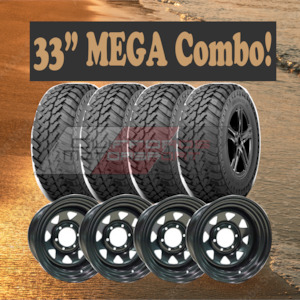 All Wheels: 33" M/T Wheel & Tyre Combo