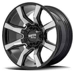 MOTO METAL MO804 | SPIDER | BLACK POLISH FACE