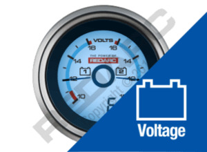 REDARC Single Voltage Gauge with Optional Current Display