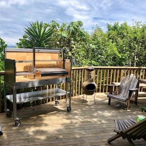 Warmington. Wood Fired Outdoor Kiwi Grill