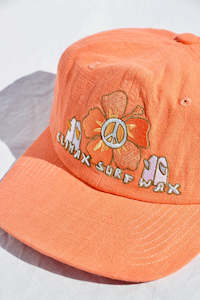 Head Wear: Hemp Hibiscus Coral Hat