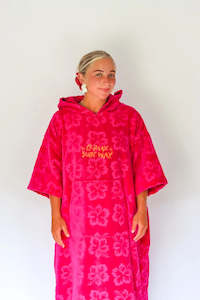 Surf Wax Gear: Hot Pink Hoodie Towel