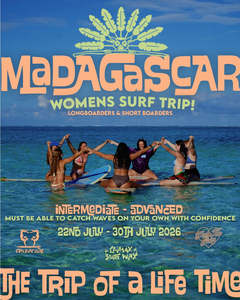 Not On Sale: Women's Madagascar surf trip! 🇲🇬♥️