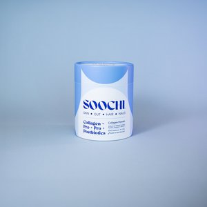 Products: Soochi Pure, unflavoured VERISOL® Bovine Collagen + Pre+Pro+Postbiotic powder with added Vitamin C - Clinic 1 Auckland & Christchurch