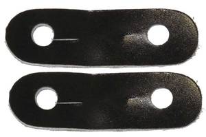 Girths: Peacock Iron Leather Straps - Pair