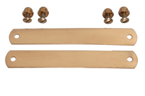Halters Leads: Solid Brass Name plates x 2