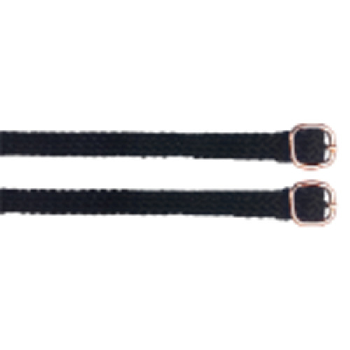Spurs And Spur Straps: Braided Spur Strap - Rose Gold Buckle