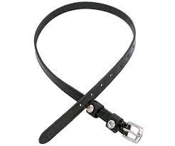 LEATHER SPUR STRAPS WITH DIAMANTE STUD
