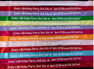 Ribbon Invitations
