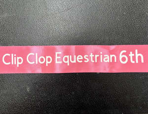 Printed Ribbons: 6th Ribbon (pink)