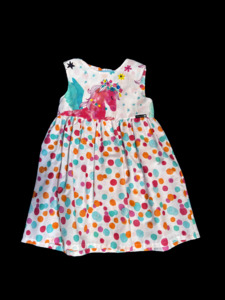 Peekaboo: Bottom polka dot dress