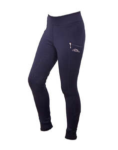 Jodhpurs Shirts And Jackets: Cavallino Navy junior elite grip riding tights