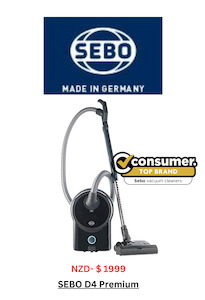 Sebo D4 Premium Black