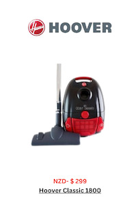 Christmas Specials Bagless Vacuums: Hoover Classic Pets 1800 Bagged