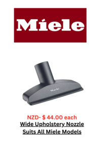 Miele Accessories: Miele Upholstery Nozzle Fits All Models