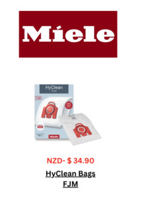 Miele Accessories: Bags Miele FJM HyClean 3D Efficiency