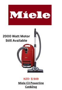 Bagged: Miele C3 Cat & Dog Powerline Autumu Red