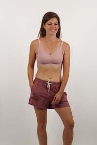 Lace Seamfree Nursing Bra - Blush