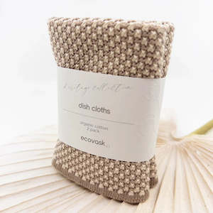 Homewares: EcoVask Dishcloth Heritage 2pk