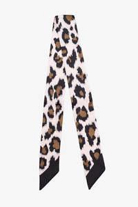 Blush Leopard Twilly Scarve
