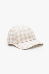 Antler Gingham Cap