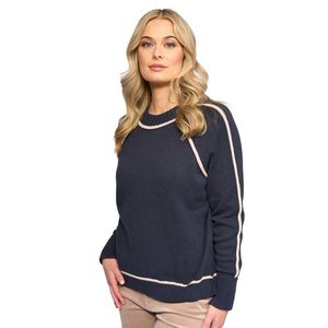 Vassalli Zane Sweater - Twig/ Cream