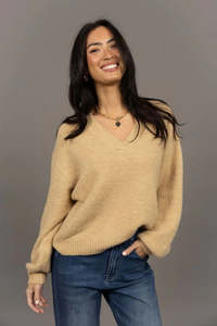 Humidity Nouveau V Neck Jumper
