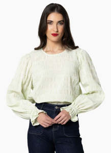 Harper Top - Olive Stripe