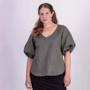 All 1: Sabrina Linen Top
