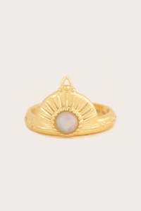 Opal: Be The Light Opal Ring - Gold