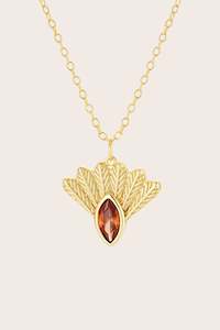 Best Sellers: Fantail Messenger Necklace - Gold