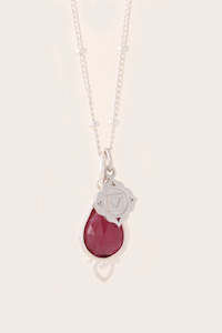 Root Chakra Necklace Silver