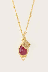 Root Chakra Necklace Gold